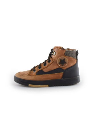 Keq Hoge sneakers Bruin 167761
 Maat 27
 