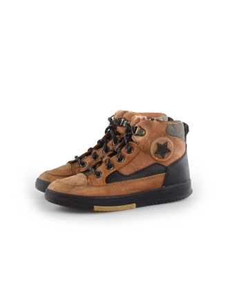 Keq Hoge sneakers Bruin 167761
 Maat 27
 
