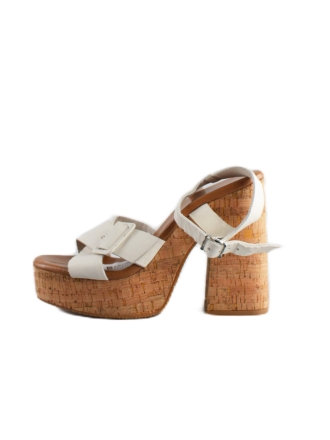 Notre-V Sandalen Beige 171909
 Maat 38
 