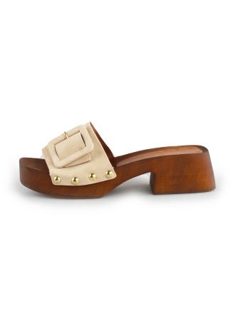 Notre-V Slippers Beige 172027
 Maat 41
 