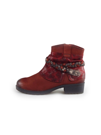 Tamaris Enkellaarzen Rood 180473
 Maat 37
 