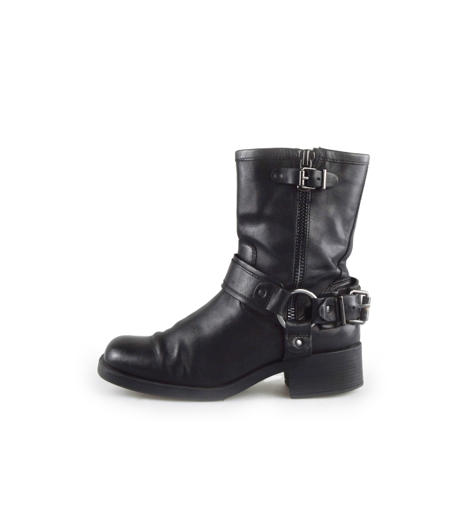 Ann Rocks Biker Boots