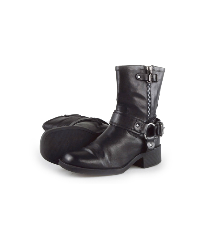 Ann Rocks Biker Boots