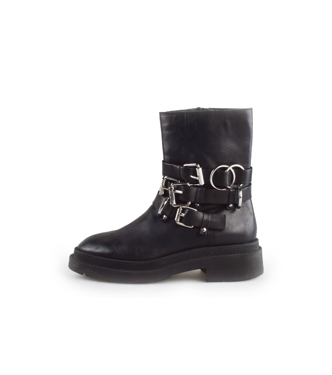 Ann Rocks Biker Boots