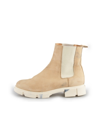 Poelman Chelsea boots Beige 187735
 Maat 41
 