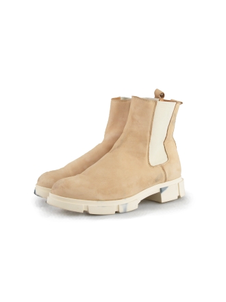 Poelman Chelsea boots Beige 187735
 Maat 41
 
