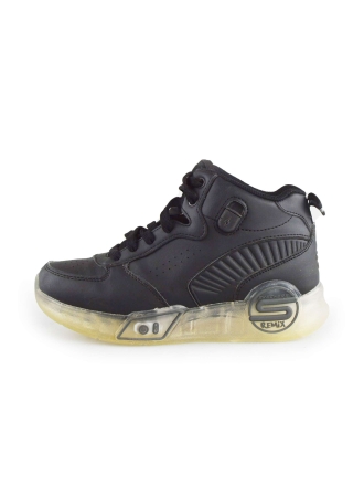 Skechers Hoge sneakers Zwart 188785
 Maat 35
 