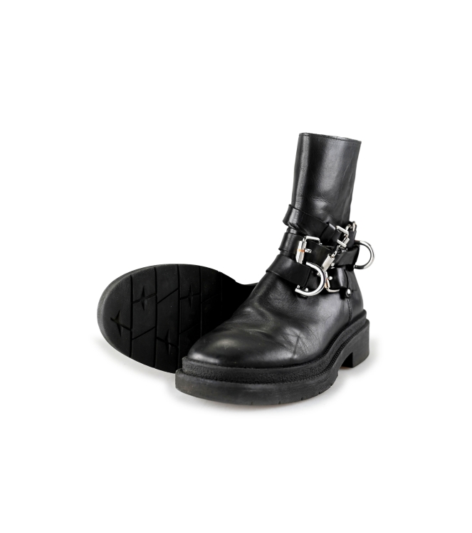 Ann Rocks Biker Boots