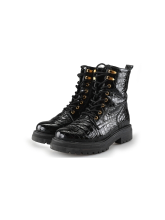 Lina Locchi Veterboots Zwart 200773
 Maat 38
 