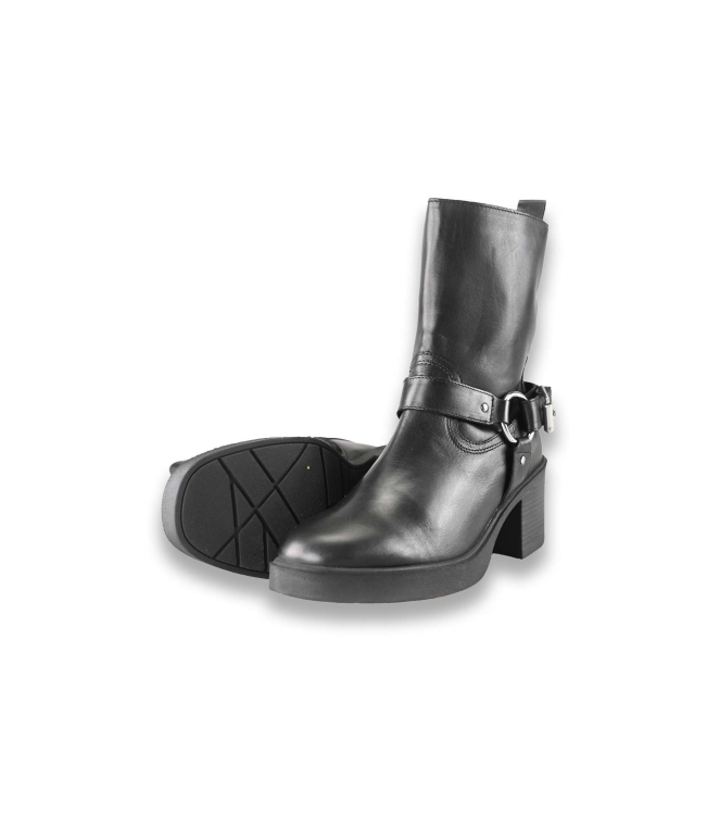 Ann Rocks Biker Boots