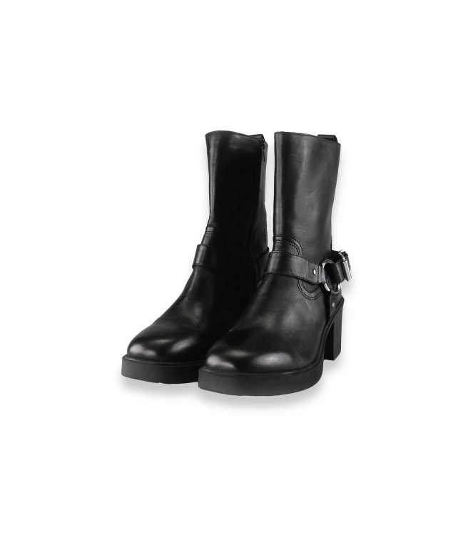 Ann Rocks Biker Boots
