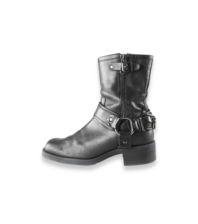 Ann Rocks Biker Boots