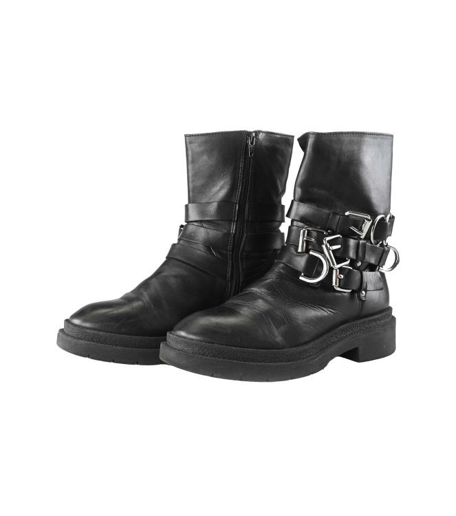 Ann Rocks Biker Boots