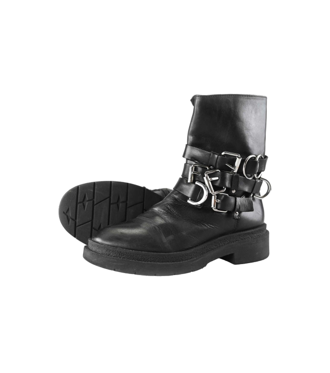 Ann Rocks Biker Boots