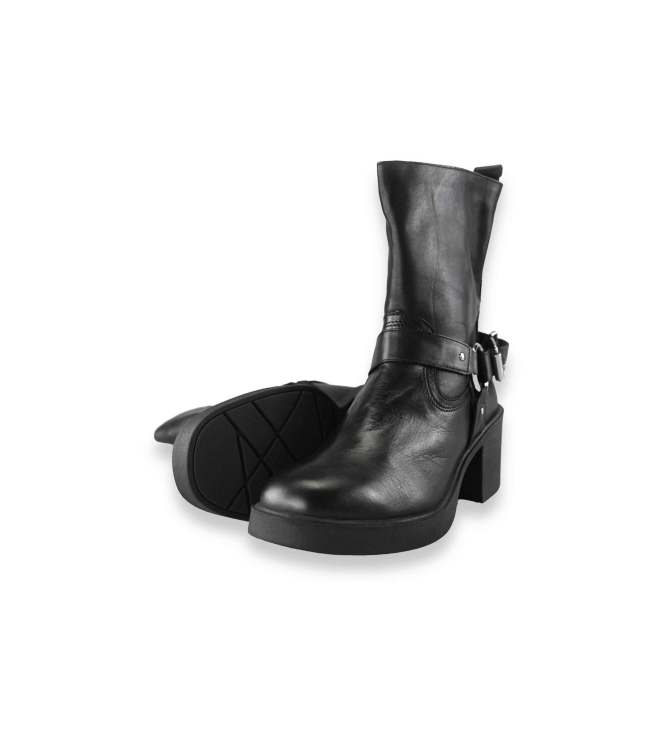 Ann Rocks Biker Boots