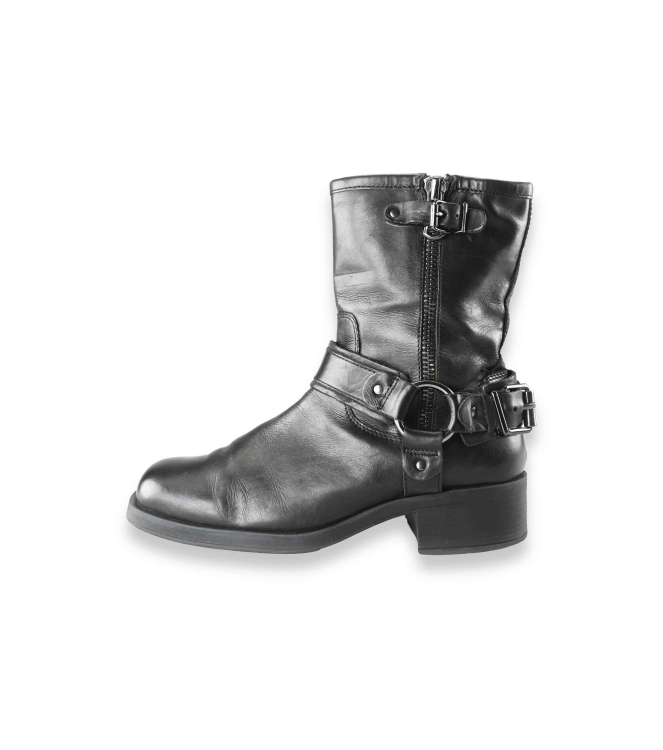 Ann Rocks Biker Boots