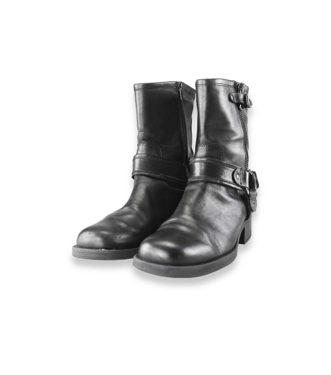 Ann Rocks Biker Boots