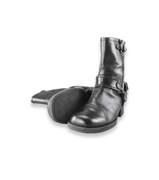 Ann Rocks Biker Boots