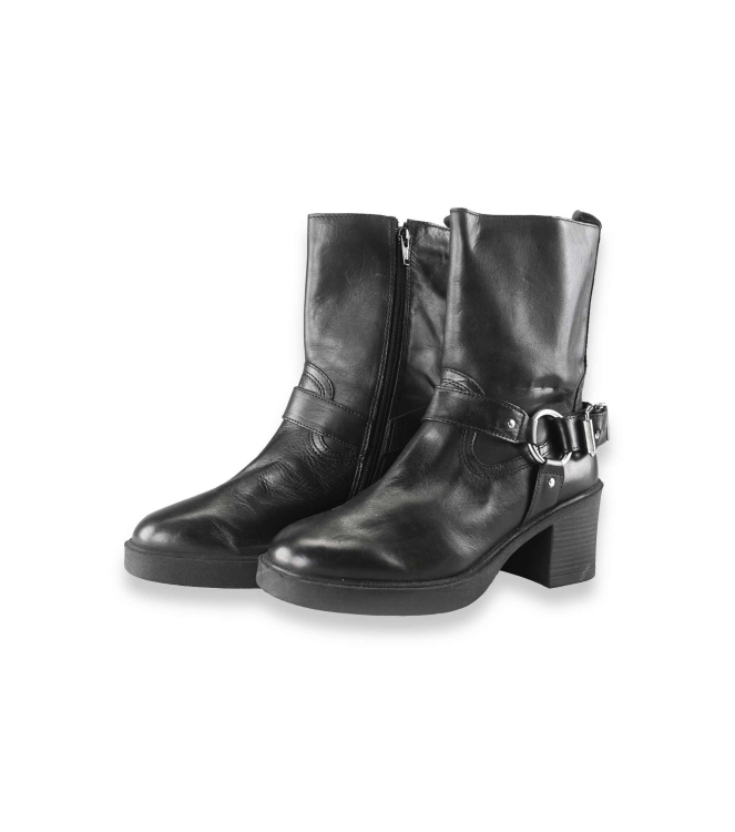 Ann Rocks Biker Boots