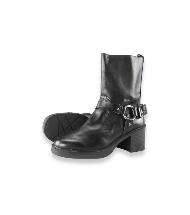 Ann Rocks Biker Boots