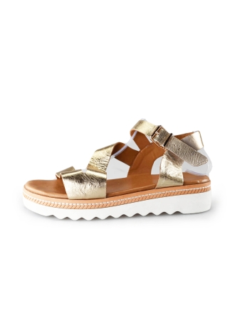 Notre-V Sandalen Goud 209743
 Maat 42
 