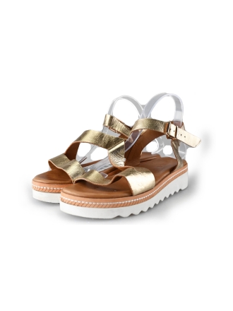 Notre-V Sandalen Goud 209743
 Maat 42
 