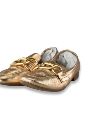Notre-V Loafers Goud 209802
 Maat 36
 