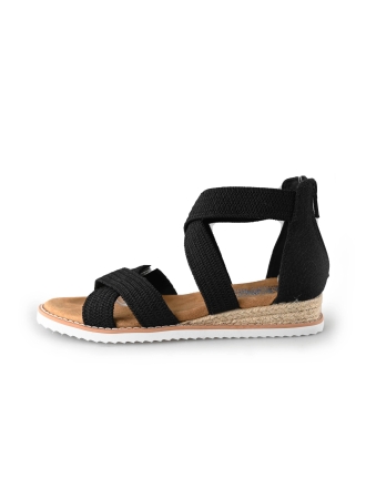 Bobs Sandalen Zwart 211252
 Maat 38
 