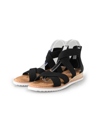 Bobs Sandalen Zwart 211252
 Maat 38
 