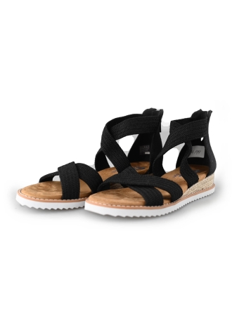 Bobs Sandalen Zwart 211502
 Maat 38
 