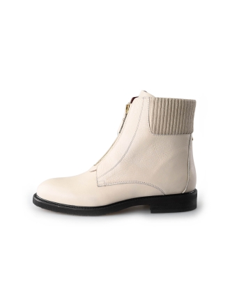 Fred de La Bretoniere Enkellaarzen Beige 212343
 Maat 39
 