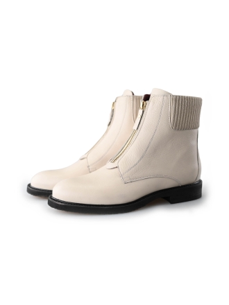 Fred de La Bretoniere Enkellaarzen Beige 212343
 Maat 39
 