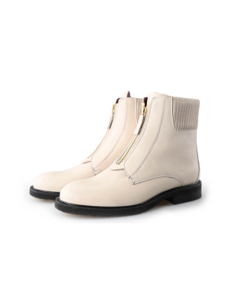Fred de La Bretoniere Enkellaarzen Beige 212499
 Maat 37
 