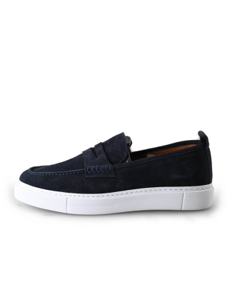 Alberto Bellini Loafers Blauw 212584
 Maat 44
 