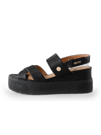 Mustang Sandalen Zwart 218916
 Maat 37
 