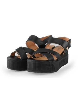 Mustang Sandalen Zwart 218916
 Maat 37
 