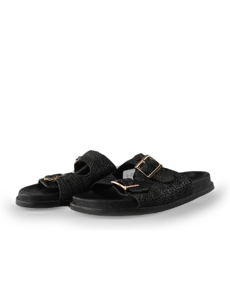 Nelson Slippers Zwart 219610
 Maat 40
 
