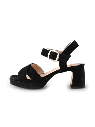 Nelson Sandalen Zwart 219686
 Maat 39
 