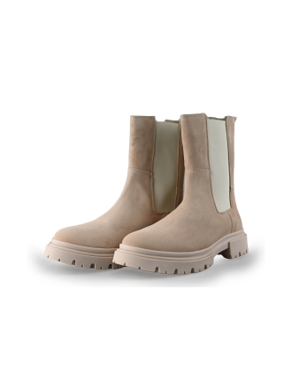 La Pintura Chelsea boots Beige 219909
 Maat 41
 