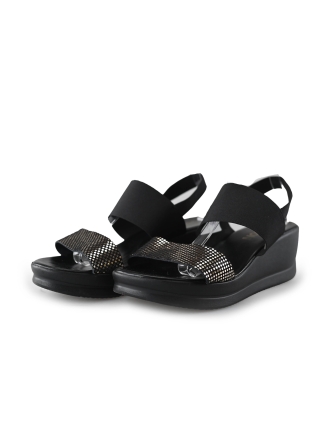 Nelson Sandalen Zwart 220072
 Maat 42
 