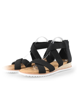 Bobs Sandalen Zwart 226024
 Maat 40
 