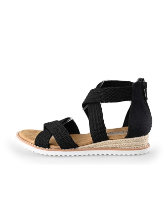 Bobs Sandalen Zwart 227387
 Maat 38
 