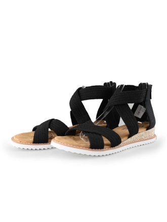 Bobs Sandalen Zwart 227387
 Maat 38
 