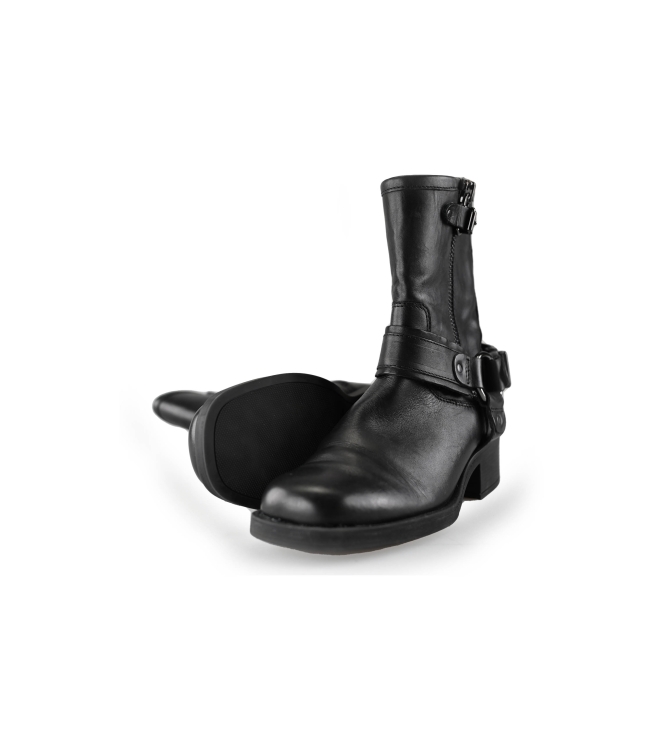 Ann Rocks Biker Boots