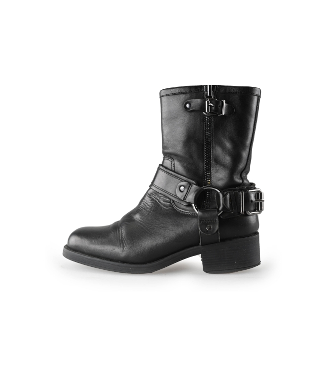 Ann Rocks Biker Boots