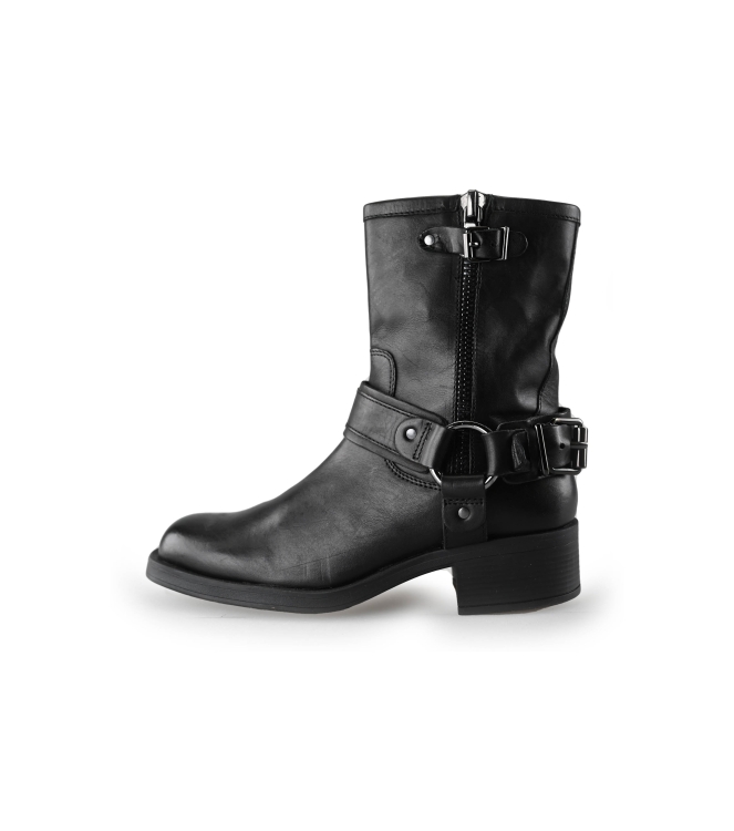 Ann Rocks Biker Boots