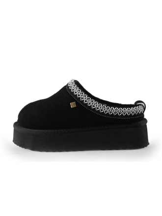 Nelson Pantoffels Zwart 233545
 Maat 38
 