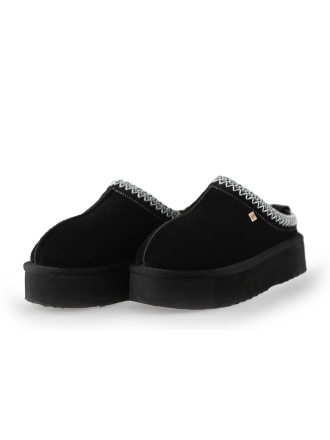 Nelson Pantoffels Zwart 233545
 Maat 38
 