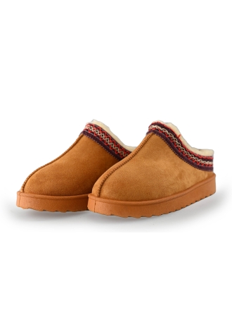 Nelson Pantoffels Bruin 233569
 Maat 37
 