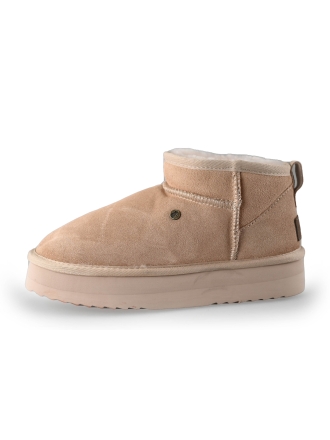 Warmbat Enkellaarzen Beige 235089
 Maat 38
 